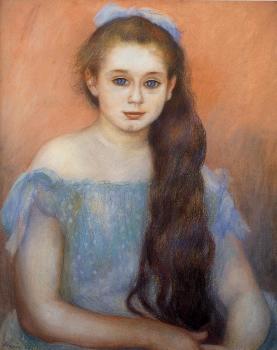 皮埃爾 奧古斯特 雷諾阿 Portrait of a Young Girl